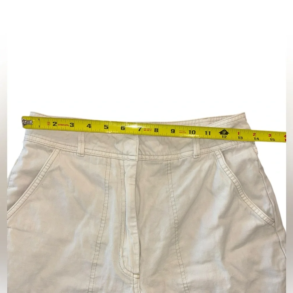 WILFRED Free Malina Pant Slouchy Mid Rise Beige Cargo Pants Womens 6